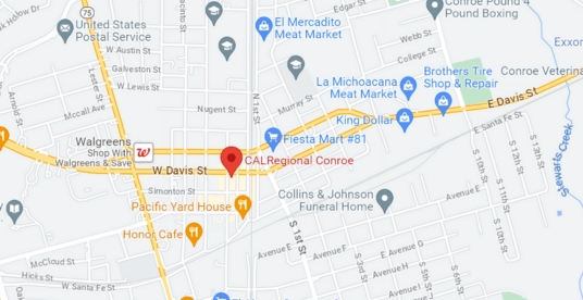 The Woodlands, TX Map